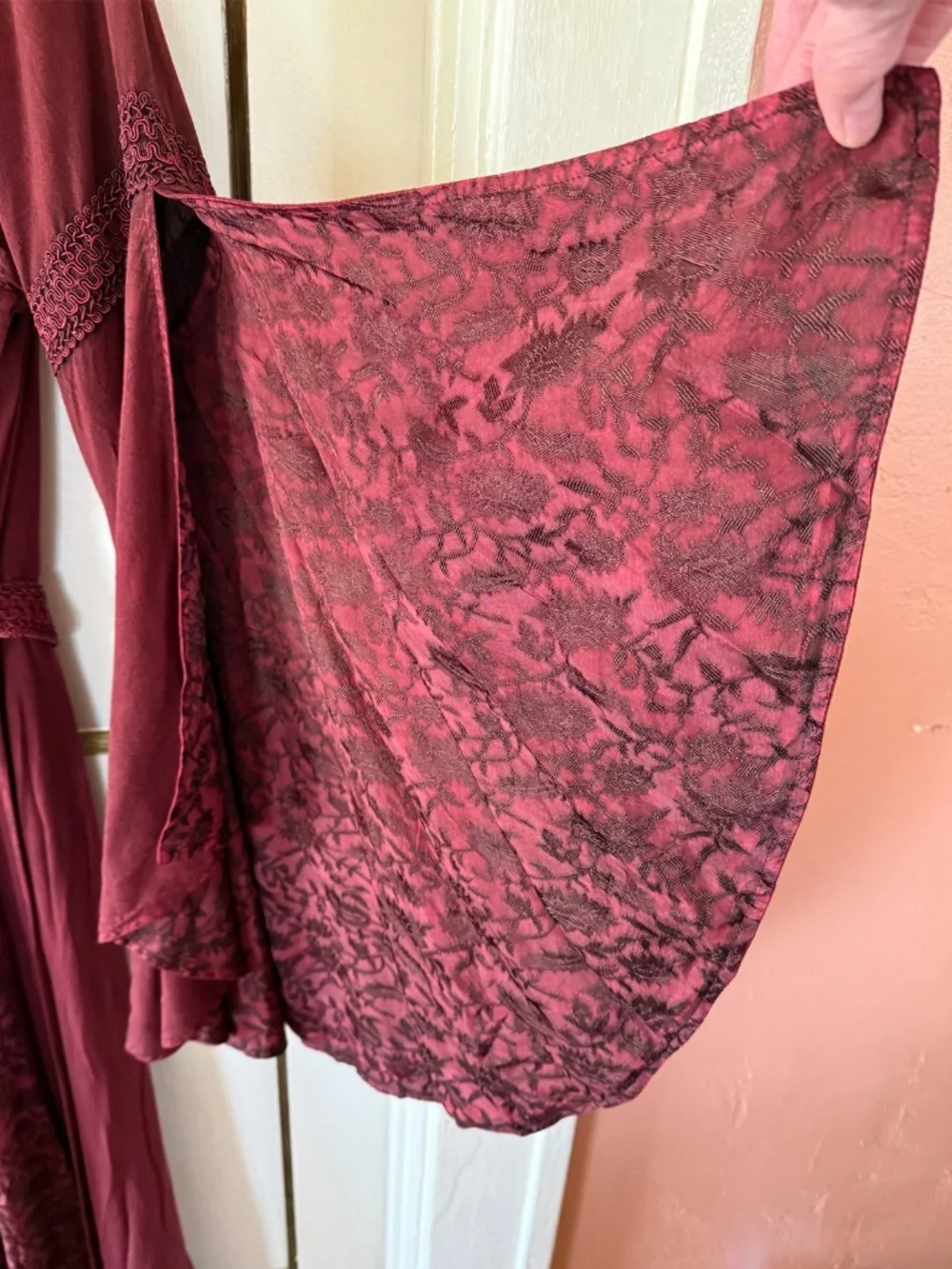 Holy Clothing Renaissance Fair Dress XL/1X (14-16) Burgundy NWT - Picture 7 of 9